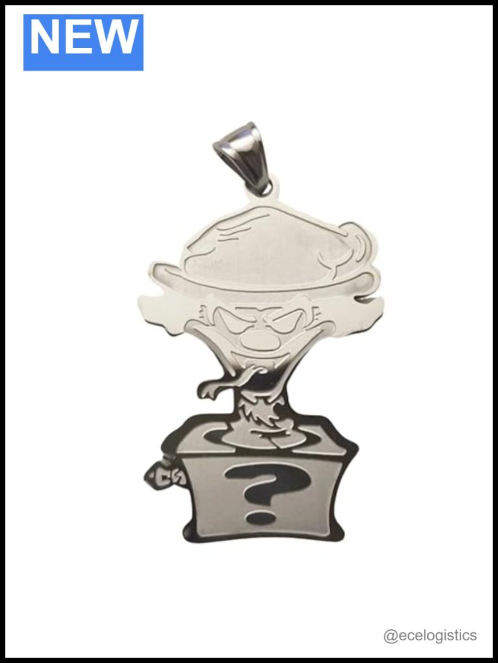 Hatchetman Sterling Silver Pendant Necklace 24" Cuban Chain Hip Hop Jewelry